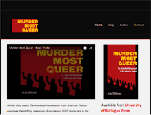 Tablet Screenshot of murdermostqueer.com